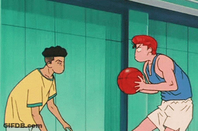 Sakuragi Hanamichi Ball Pass Slam Dunk GIF