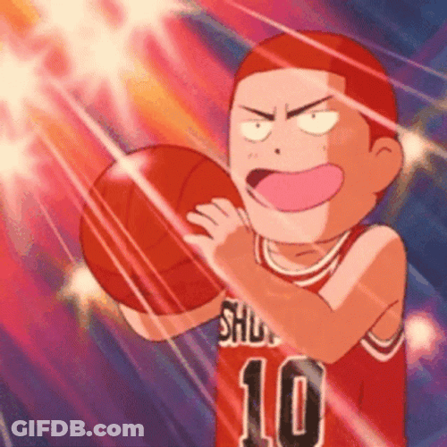 Sakuragi Hanamichi Slam Dunk GIF