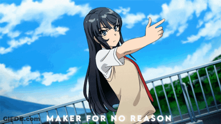 Sakurajima Anime Discord Pfp GIF