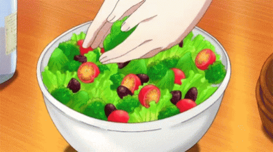 Salad 90S Anime Aesthetic GIF