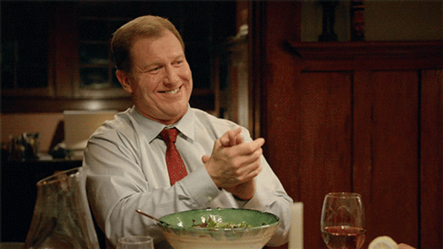 Salad Bowl Clap Man GIF