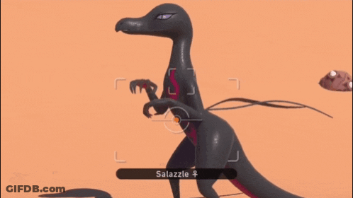 Salazzle Standing In Desert GIF