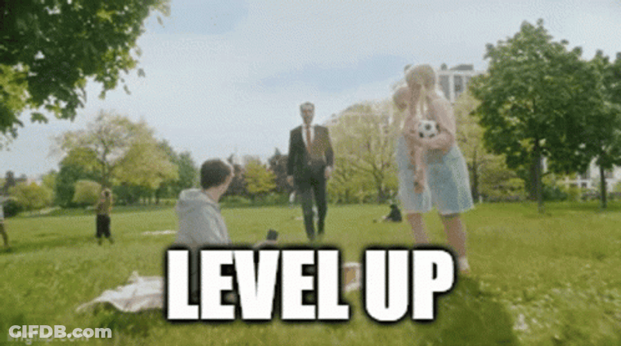 Sales Agent Level Up Approach GIF