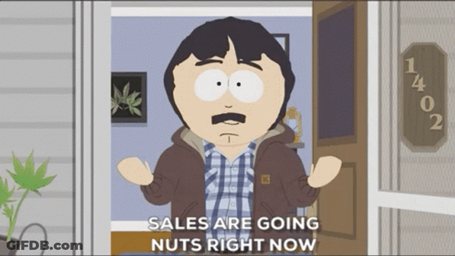 Sales Are Going Nuts GIF