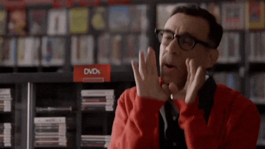 Sales Man In Glasses Hollering GIF