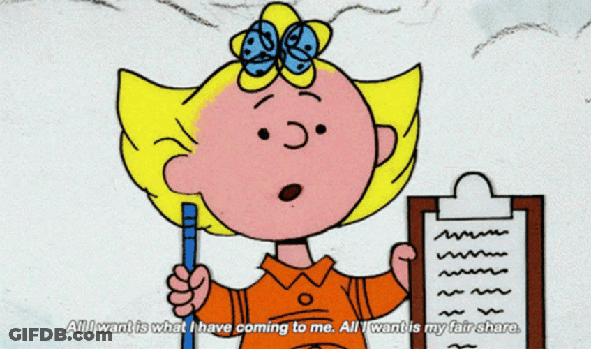 Sally Brown Plans For Birthday Happy Snoopy GIF