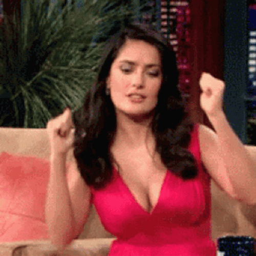 Salma Hayek Cute Dance GIF