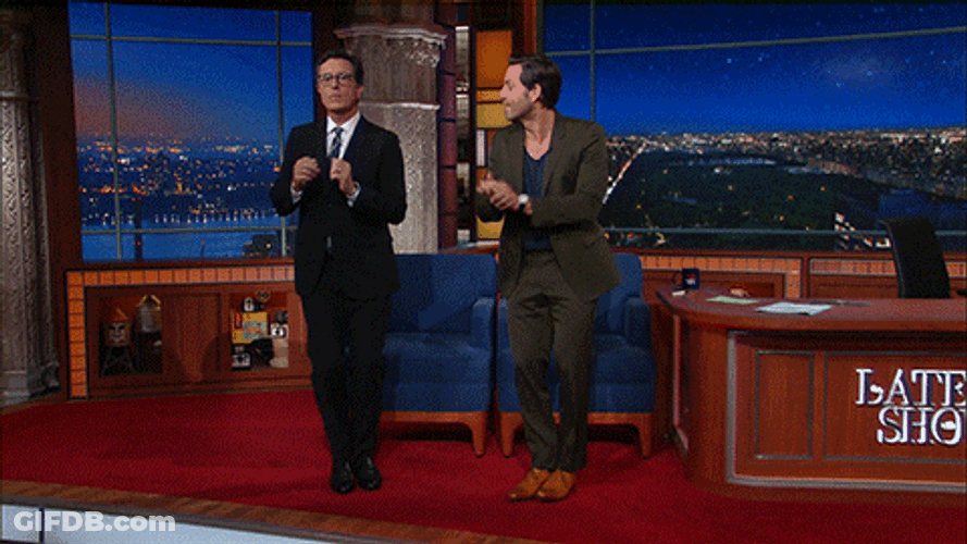 Salsa Stephen Colbert And Edgar Ramirez GIF