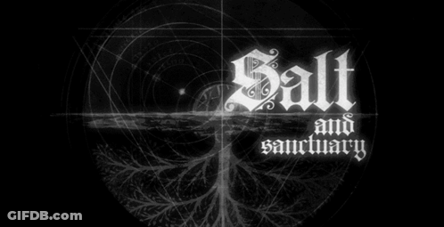 Salt And Sanctuary Black And White Image GIF