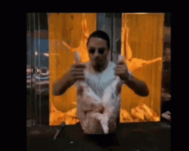 Salt Bae Cooking Turkey GIF