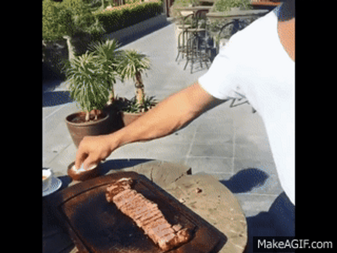Salt Bae Outdoor GIF