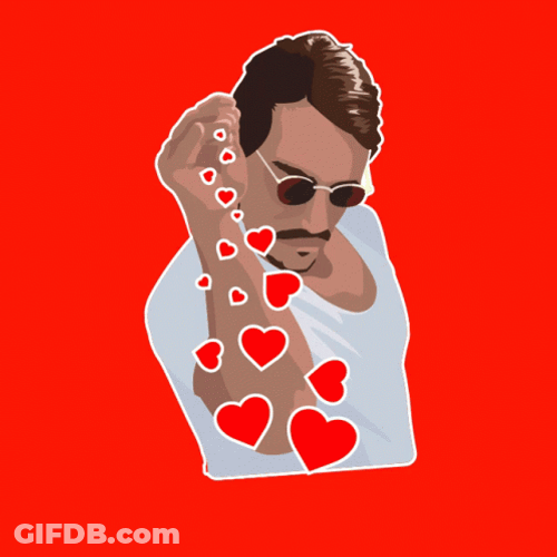 Salt Bae Sprinkling Love GIF
