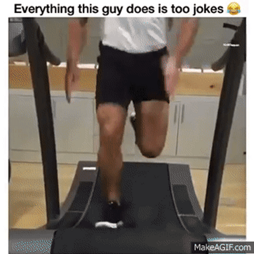 Salt Bae Treadmill Funny GIF