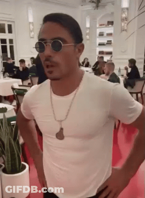 Salt Bae Wow! GIF