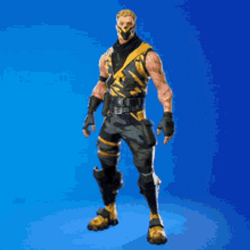 Salute Fornite Character GIF