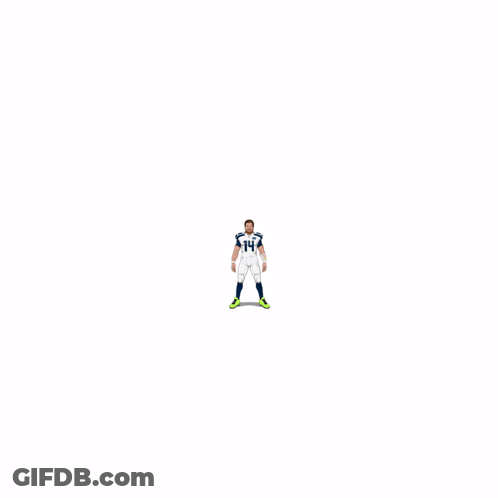 Sam Darnold Cartoon On Super Bowl Poster GIF