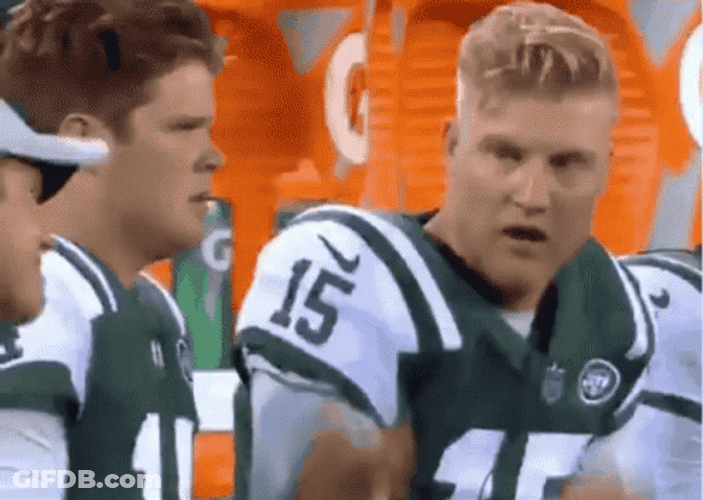 Sam Darnold Fixing His Hair GIF
