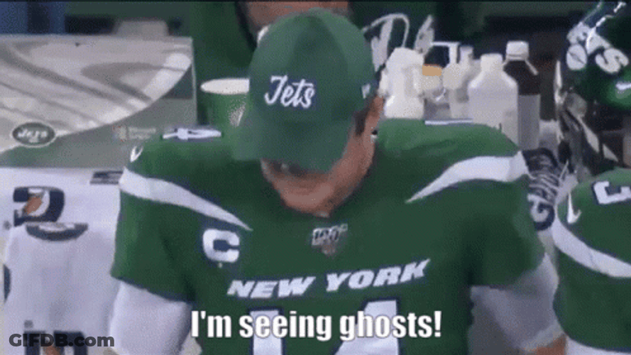Sam Darnold I'm Seeing Ghosts GIF