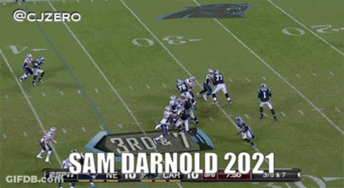 Sam Darnold Is Playing For The Patriots In The Nfl GIF