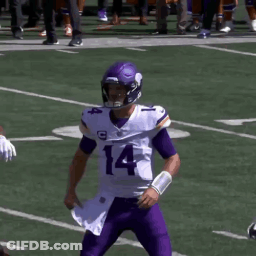 Sam Darnold Power Hand Celebration GIF