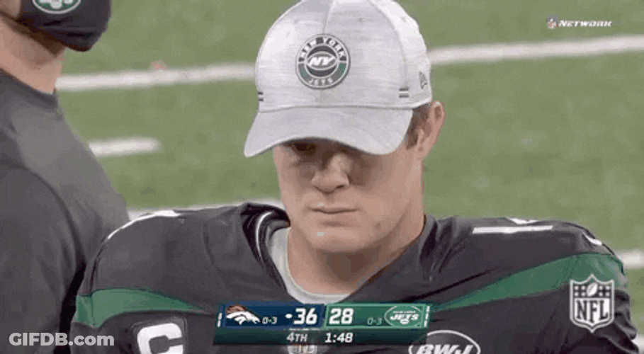 Sam Darnold Serious Face GIF