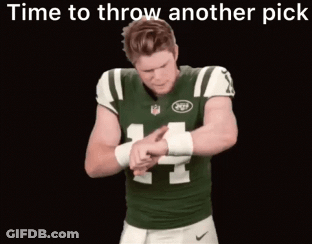 Sam Darnold Time To Throw Another Pick Meme GIF