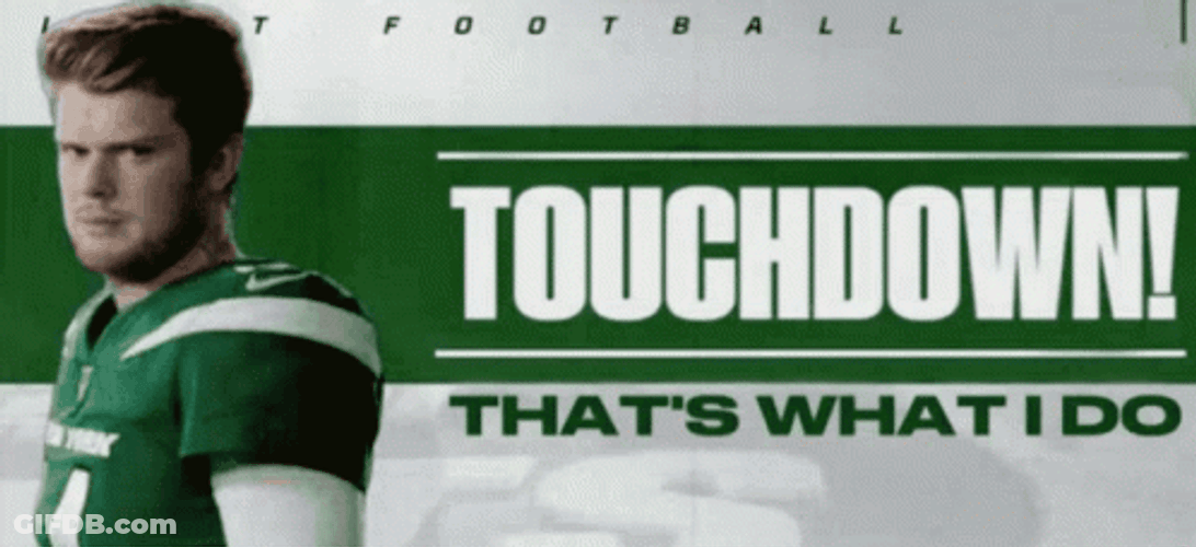 Sam Darnold Touchdown That's What I Do GIF