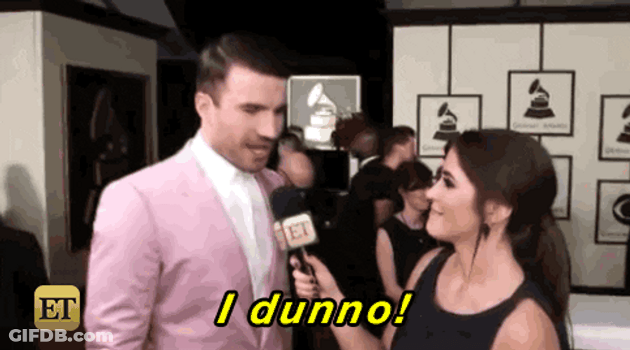 Sam Hunt I Dunno GIF