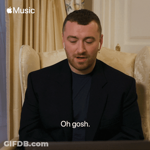 Sam Smith Ponder Oh Gosh GIF