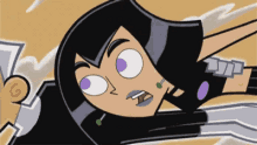 Samantha Manson Flying With Old Danny Phantom GIF