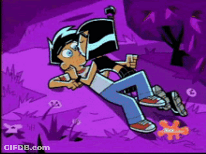 Samantha Manson Kissing Danny Phantom GIF