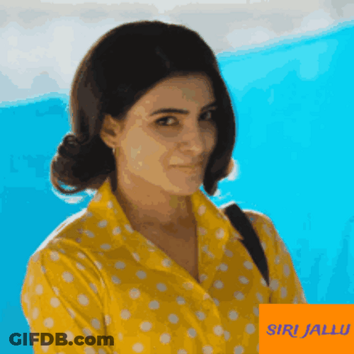 Samantha Ruth Prabhu Siri Jallu Smile GIF