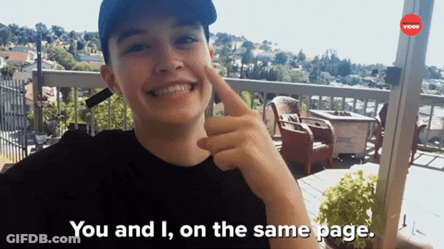 Same Girl You And I On Same Page GIF