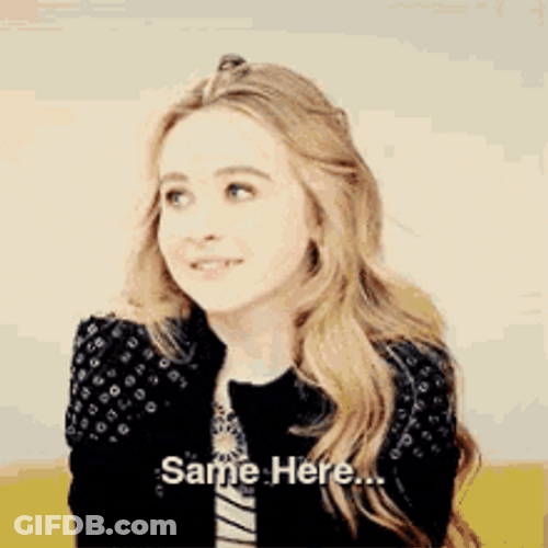 Same Here Sabrina Carpenter GIF
