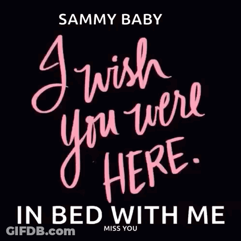 Sammy Baby Bed With Me Album Poster GIF