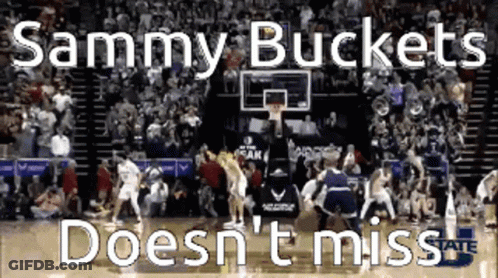 Sammy Buckets Misses Shot GIF