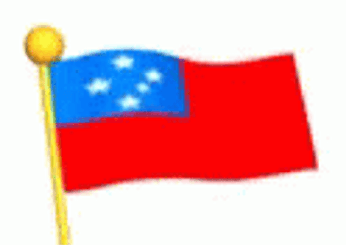 Samoa Flag Waving GIF