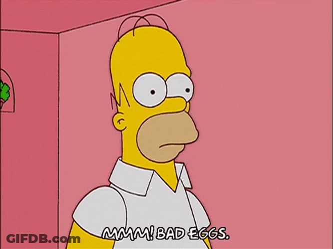 Samsons Mmm Bad Egg Dog GIF