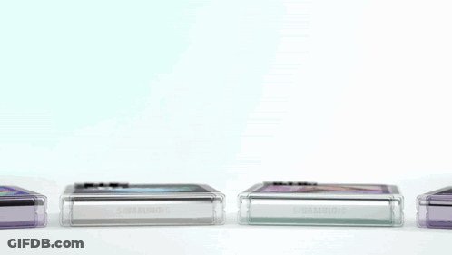 Samsung Phone With Picture Of Woman GIF