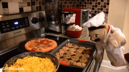 Samsung Stove With Pizza GIF