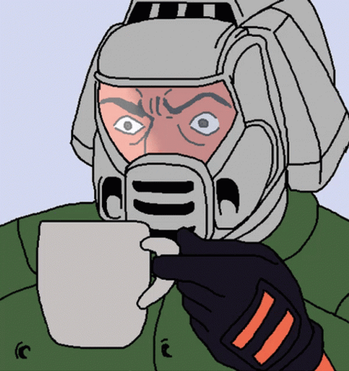 Samuel Hayden From Doom Eternal Shaking GIF
