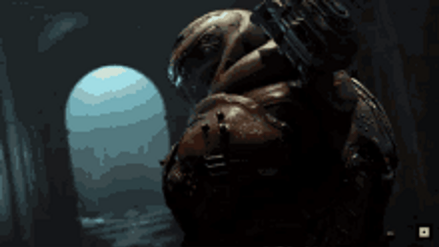 Samuel Hayden From Doom Turning Back GIF
