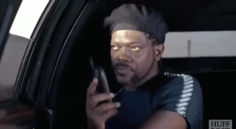 Samuel Jackson Hang Up Phone Bye Motherfucker GIF