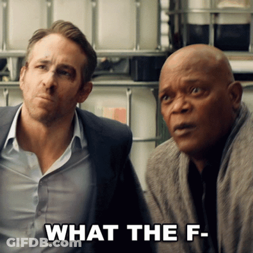 Samuel L Jackson And Ryan Reynold What GIF