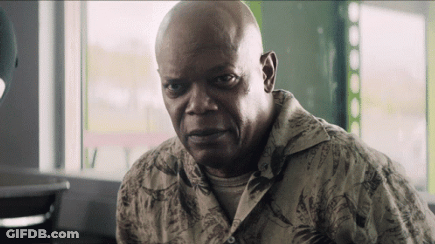 Samuel L Jackson Close Up GIF