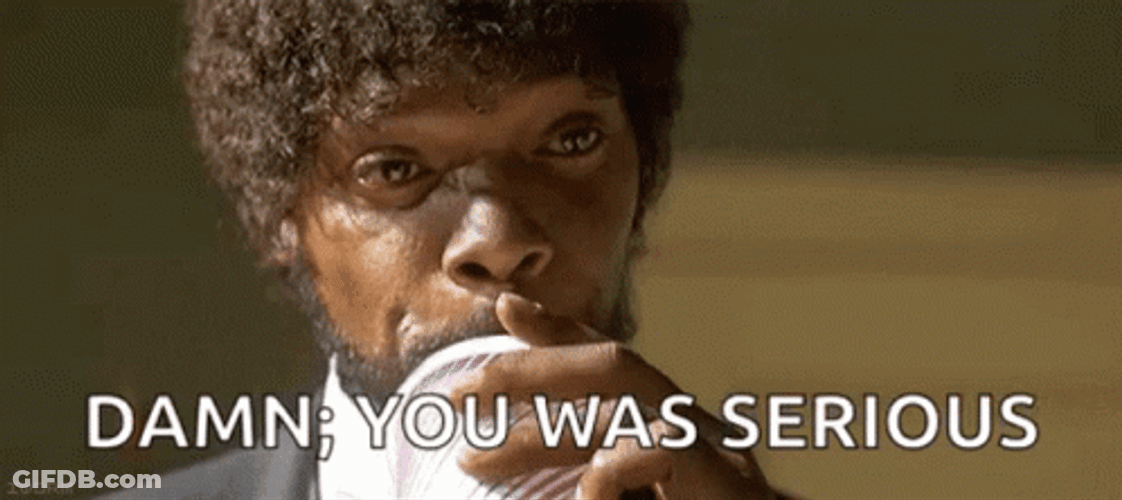 Samuel L Jackson Damn You Was Serious GIF