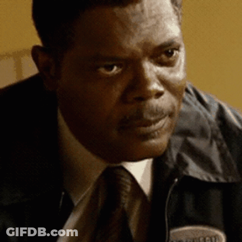 Samuel L Jackson Funny Face GIF