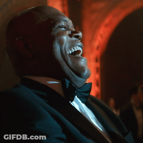 Samuel L Jackson Laughing Out Loud GIF