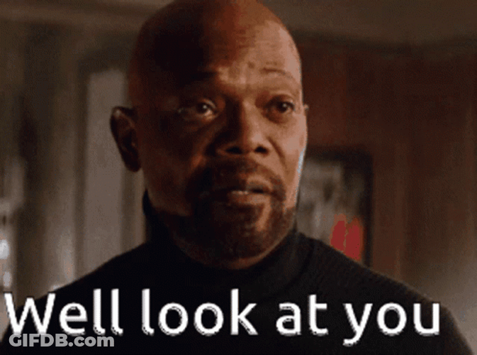 Samuel L. Jackson Looking Good GIF