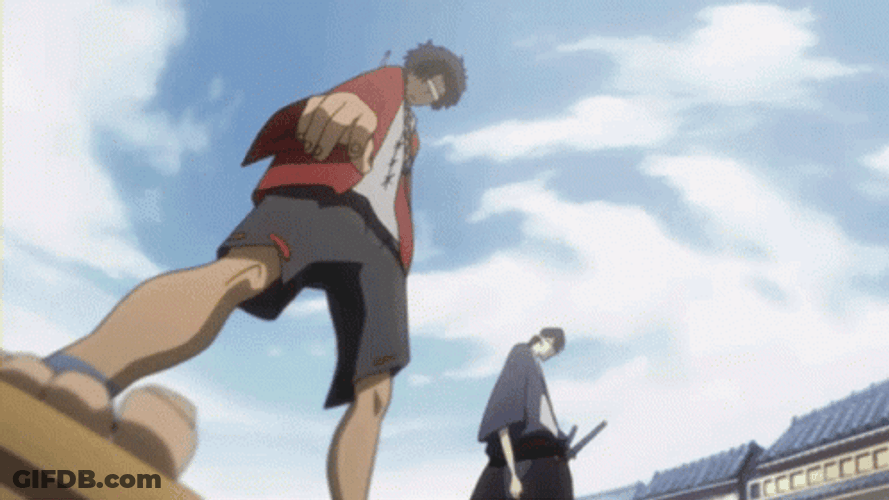 Samurai Champloo Mugen And Jin Battle Ready GIF